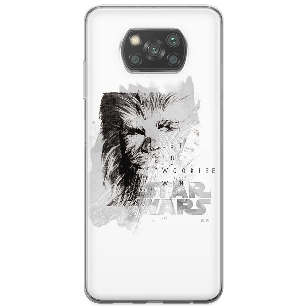ERT GROUP mobile phone case for Xiaomi POCOPHONE X3 original and officially Licensed Star Wars pattern Chewbacca 004 optimally adapted to the shape of the mobile phone, case made of TPU