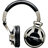 Shure SRH750DJ Professional Quality DJ Headphones (Gold)