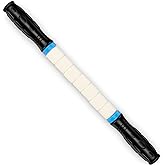 iGreely Premium Muscle Roller The Ultimate Massage Roller Stick 17 Inches Recommended by Physical Therapists Promotes Recovery Fast Relief for Cramps Soreness Tight Muscles-White