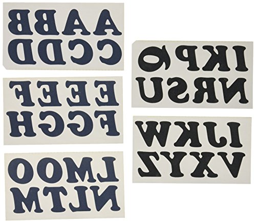 Wrights 8811903 Iron-On Insta Letters, Navy, 1-1/4-Inch