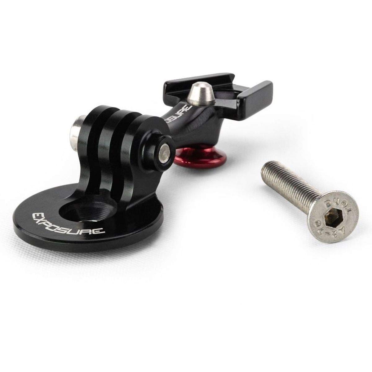 Exposure Lights Stem Cap Action Camera Mount to Q/R Handlebar Light Cleat Mount Arm