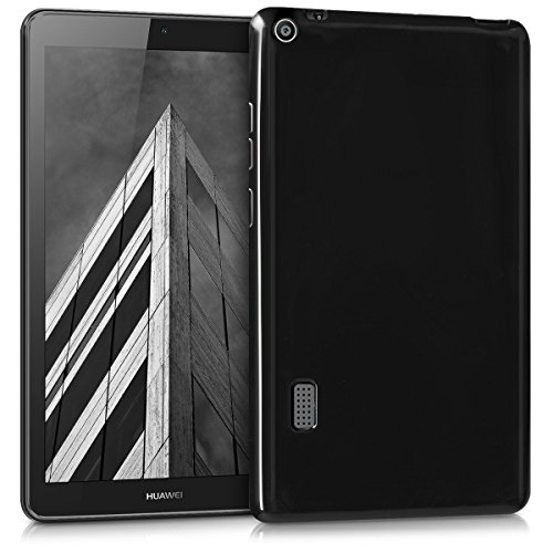 kwmobile Huawei MediaPad T3 7.0 Case - Crystal TPU Cover for Huawei MediaPad T3 7.0 - Black