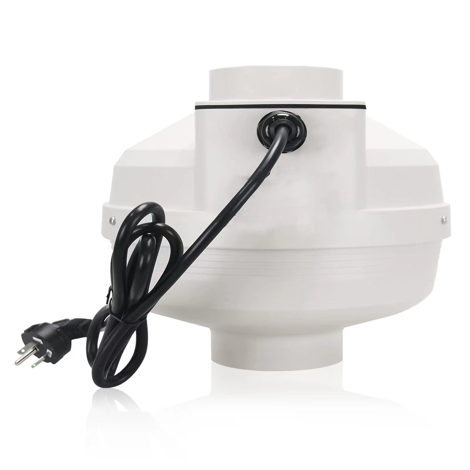 Photo 1 of MIDCVFRUN 4 inch 260 CFM Radon Mitigation System Inline Duct Fan, IP67 Waterproof Electric Exhaust Fan for Indoor Outdoor, Energy Efficient Duct Fan Ventilation Equipment