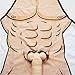 eSmart Sexy Naked Man Woman Couple 3D Apron Willy Boob Super Hero Party Apron Cosplay Lover Dress (Man)