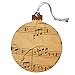 GRAPHICS & MORE Vintage Sheet Music Notes Musical Score Musician Wood Christmas Tree Holiday Ornament
