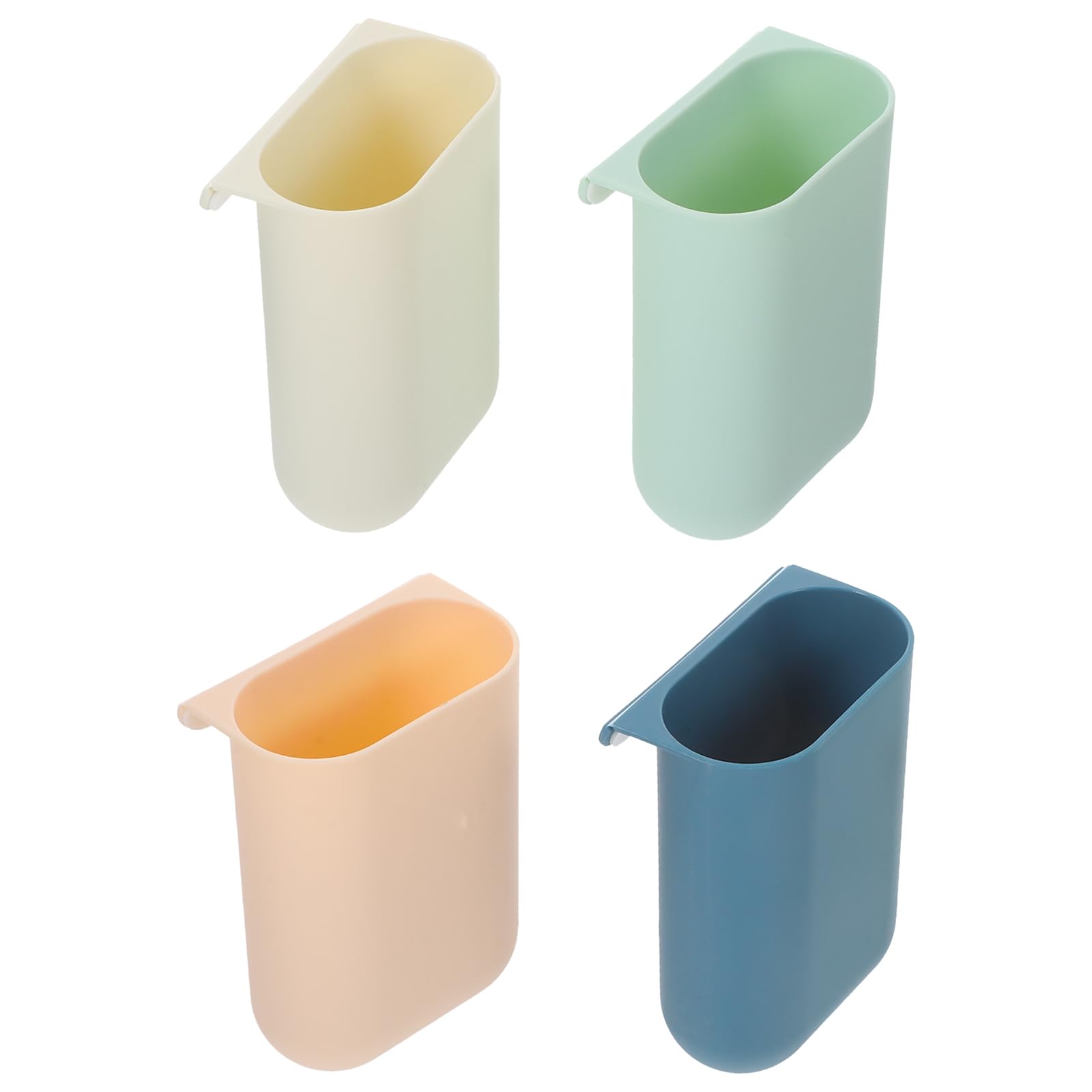 Photo 1 of 4Pcs Cart Hanging Cups Holder for Rolling Cart, Mini Desktop Storage Organizer, Multi-Functional Space-Saving Hanging Bins, Assorted Colors, 4.33X3.14X1.18In