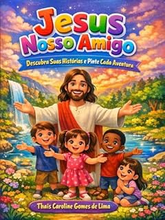 Livro JESUS NOSSO AMIGO: DESCUBRA SUAS HISTÓRIAS E PINTE CADA AVENTURA