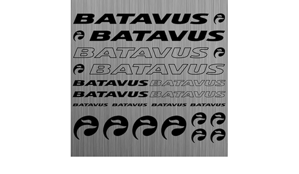 SUPERSTICKI Batavus Tuni Stickers voor fiets, fiets, mountainbike, BMX en  Road 20 stuks van hoogwaardige folie : Amazon.nl: Auto \u0026 motor
