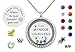 Gifts for Nieces Aunt, Women Girl's Floating Living Memory Locket Necklace Pendant with Charm Birthstone