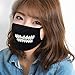 Mouth Mask,MagicFour Cotton Mask,Black Fashion Cool Anime Teeth Mouth Mask for Boys Girls