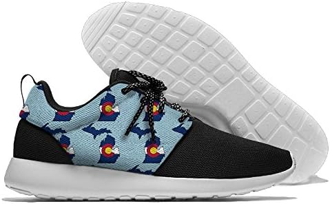 Colorado Flag Michigan Womens Mens Running Shoe Casual Sports Shoes Fashion Sneakers 40