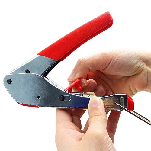Coax Crimper Tool Kit Coaxial Compression Stripping Tool Cable Wire Stripper with 20 PCS F Male and 10 PCS Female to Female RG6 Connectors