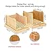 Bamboo Bread Slicers for Homemade Bread with 9