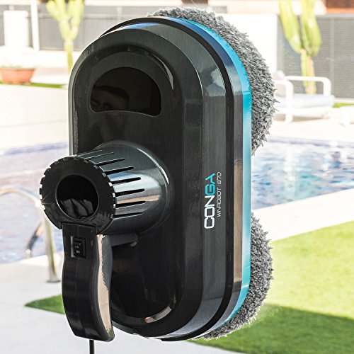 Cecotec Winrobot 870, Robot Limpiacristales Automático, 3 Programas de Limpieza