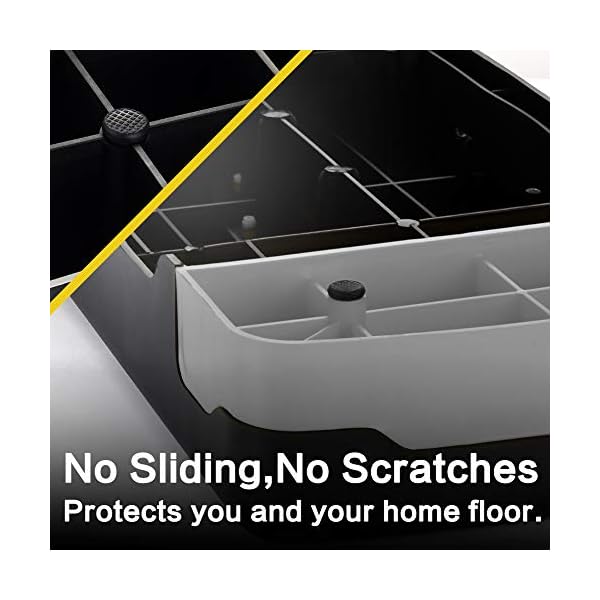 TOGEDI Aerobic Step ABS Steppers Board Step Bench 2 Level Height Adjustable Training Step Fitness Stepper for Home Gym…