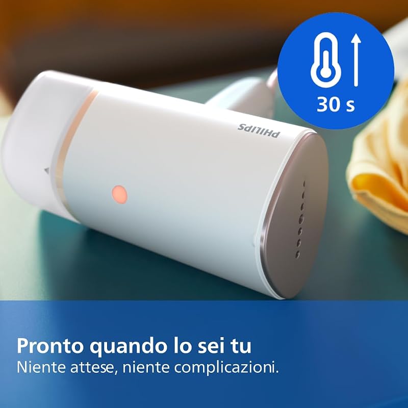 Philips 3000 Ferro da Stiro Verticale a Vapore Pieghevole, 20 g/min, 1000W