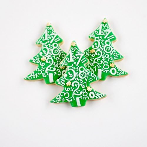 ½ Dz. Numerical Christmas Tree Cookies! Perfect Holiday Thank You gifts for Bankers, Advisors and More!
