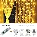 Window Curtain String Light, 300 LED USB Powered String Lights Wedding Party Home Garden Bedroom Outdoor Indoor Wall Decorations, Warm White (9.8x9.8 Ft)
