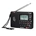 VR-robot Portable Shortwave Transistor Radio, AM/FM Stereo with MP3 Player, Recorder T-Flash Card, Sleep Timer (Black)