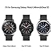 CAGOS Galaxy Watch 46mm/Gear S3 Bands - 22mm Stainless Steel Band+Mesh Loop Mesh Bracelet Strap Replacement for Samsung Galaxy Watch 46mm/Gear S3 Frontier/Classic Smartwatch+Tempered Glass-XLarge