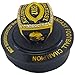 Decade Awards 2017 Fantasy Football Champion Ring with Rhinestone Border - Heavy Gold FFL League Champ Ring with Stand - Size 9 (Gold 9)