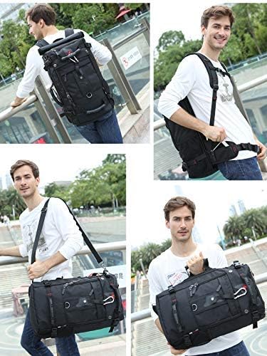 KAKA Travel Backpack, Carry On Backpack Durable Convertible Duffle Bag Fit for 15.6 Inch Laptop for Men and Women(Medium 35L) 7 KAKA Travel Backpack, Carry On Backpack Durable Convertible Duffle Bag Fit for 15.6 Inch Laptop for Men and Women(Medium 35L)