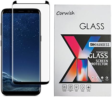 (Full Adhesive Glue) Galaxy S8+ Screen Protector, 3D Curved Edge To Edge Case Friendly Full Coverage Tempered Glass Protective Cover Film for 8Plus Samsung S8 Plus Phone (For S 8+, not for S 8)