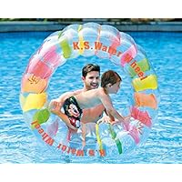 Jilong Water Wheel - Giant Inflatable Swimming Pool Water Wheel Toy (49.2" X 33")