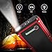 Car Jump Starter, 800A Peak 18000mAh 12V Auto Battery Booster(Up to 7.0L Gas or 4.5L Diesel Engine) Portable Power Pack, Built-in LED Flashlight with Car Jumper Cables Heavy Duty