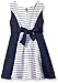 Sweet Heart Rose Girls' Paneled Stripe Ottoman Dress