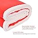 Tirrinia Canadian Flag Sherpa Throw Blanket, Super Cozy Fleece Plush Throw TV Blankets Reversible for Bed or Couch 50