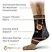 Treat My Feet Compression Ankle Brace with Silicone Ankle Support and Copper - Plantar Fasciitis Brace for Foot Pain & Achilles Tendonitis Relief - Ankle Brace for Women & Men - Extra Large