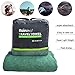 Rainleaf Travel Towel,Fast Drying Towel,Backpacking Towel,Swim Towel,Absorbent Towel,Workout Towel,Microfiber Towels for Body,Ultra Compact-Soft -Lightweight,Dark Green 24'x48'
