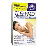 Sleep MD Sleep Aid, Non-Habit Forming Sleep Aid Featuring Valerian and Melatonin, 30 Count