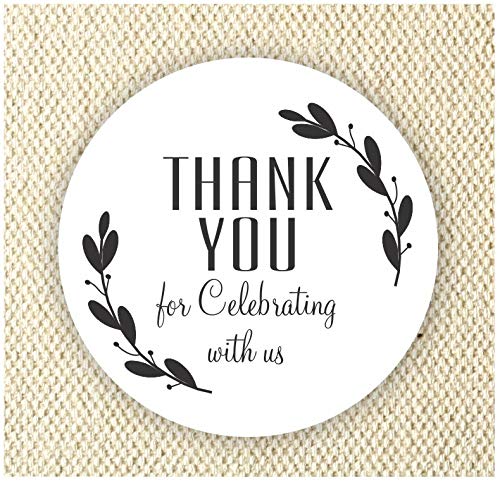 thank you for celebrating with us stickers