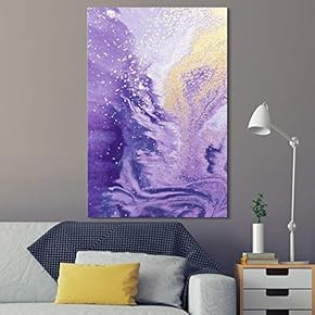 Purple and Gold Waves v2