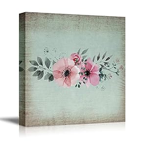 Canvas Wall Art Birds, Flowers, Owls, Butterflies Canvas Prints Home Artwork Decoration for Living Room, Bedroom - 12x12 inches