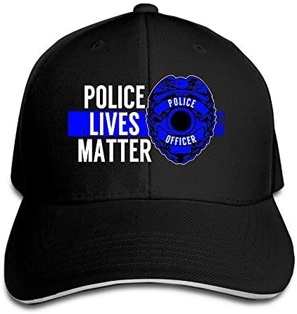 GHXT Police Lives Matter Baseball Cap Black Apparel