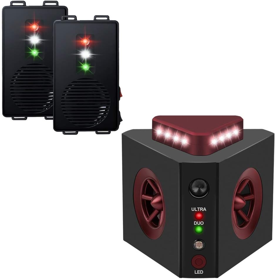 Loraffe Ultrasonic Rodent Repellers Bundle, Battery