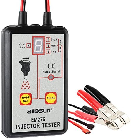 Fuel Injector Tester EM276 Car Car Fuel Injector System Analyzer Scan Tool with 4 Pluse Modes