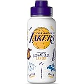 Hydrapeak x NBA Officially Licensed Los Angeles Lakers 32oz Active Water Bottle Chug Lid Stainless Steel Reusable Double Wall Celebrating The City Of Los Angeles