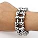 Trendsmax 23mm Heavy Mens Silver Tone Biker Motorcycle Chain 316L Stainless Steel Bracelet 7-11inch