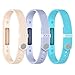 GreenInsync Fitbit Flex 2 Wristbands, Fitbit Flex 2 Sport Soft Silicone Accessories Bands Replacement for Fitbit Flex 2 Smart Watch with Fastener Clasp Unique Design for Women Girls Small 3Pack