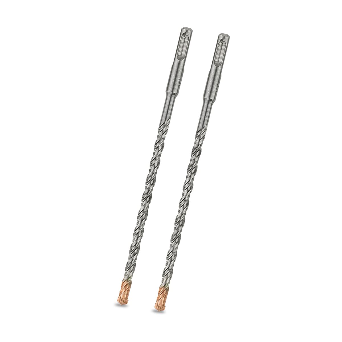 Meccion SDS Plus Hammer Drill Bits 8mm x 200mm x 2pcs, Professional Tungsten Cross Tip Rotary Impact Drill bit for Masonry, Brick, Concrete — image 1