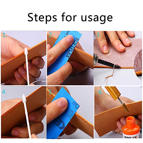 BUTUZE Convenient Leather Edge Dye Pen, Colorful Edge Roller Applicator