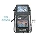 SevenBlu RFID Secret Travel Neck Stash (Large) - Fits Kindle - Hidden Travel Wallet | Money Belt and Passport Holder (Gray)