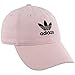 adidas Men's Originals Relaxed Strapback Cap, Clear Pink/Black, One Size