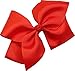 Beautiful Handmade Variety of Bright Colors Grosgrain Ribbon Bows with and without lace closing with Alligator Clip