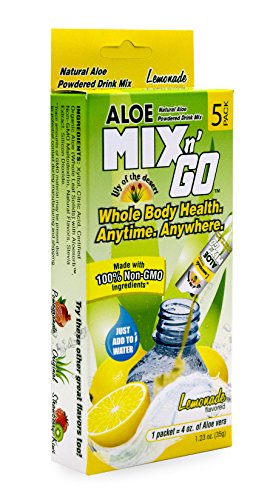 Lily of the Desert Aloe Mix N Go Instant Drink Packs (Lemonade, 5-Count)