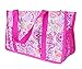 BVGIFTS Utility Organizer mini tote hand bag keep it caddy in Pink Paisley